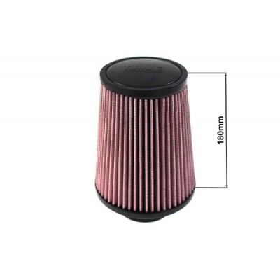 Kūginis oro filtras TURBOWORKS H: 180 mm DIA: 60-77 mm violetinė